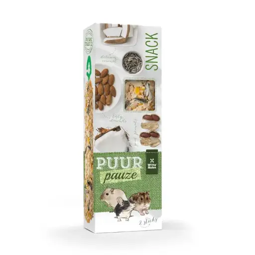 [LR654837] Witte Molen Puur Pauze Sticks Almond & Peanut 110g[Weight - 110g]