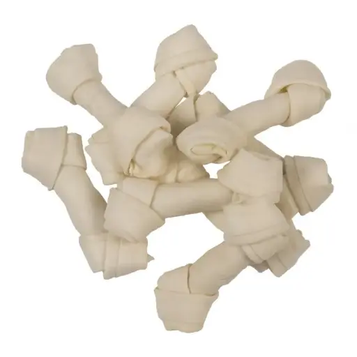 [LR9-60326] Duvo Knotted Bone White - 8pcs,13cm[Length - 13cm]