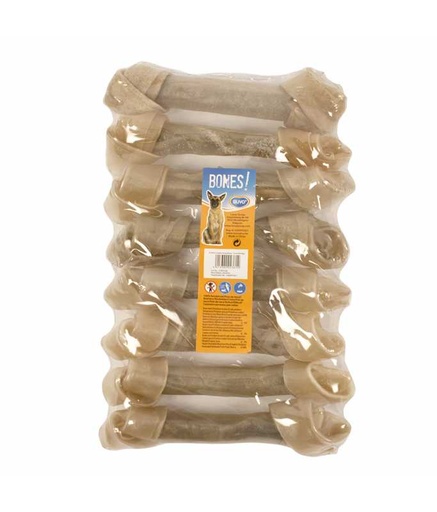 [LR960343] Duvo+ Hide Knotted Bone 8pcs - 16,5cm[Dimension - 8pcs - 16.5cm]