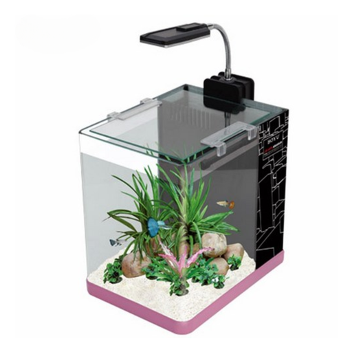 [ME-175A] Boyu Arts Led Aquarium-Mixed Colors[Dimension - 35 x 21x 26 cm]