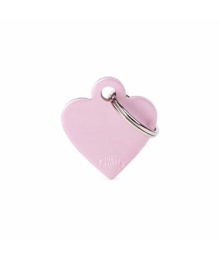 [MFB24] MY FAMILY SMALL HEART ALUMINIUM PINK