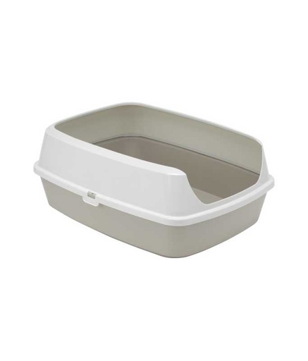 [MOD-AA50-0330-00] Moderna Maryloo With Rim Litter Tray-Large L 50.2 x W 38.4 x H 16.1 cm - (Recycled)[Color - Grey]