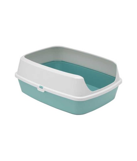 [MOD-AA50-0370-00] Moderna Maryloo With Rim Litter Tray-Large L 50.2 x W 38.4 x H 16.1 cm - (Recycled)[Color - Light Blue]