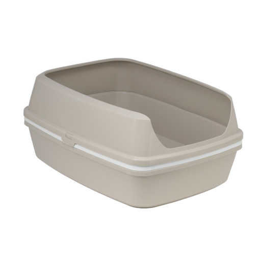 [MOD-AA70-0330-00] Moderna Lift to Sift -Open Cat Litter Box (Grey+White)[Size - L]
