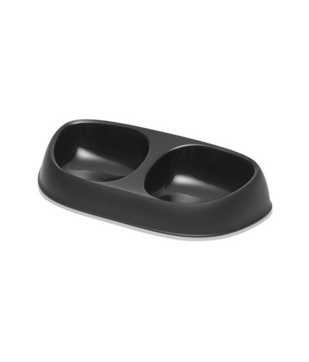 [MOD-AO10-0015-00] Moderna Double Sensibowl 28.9 x 14.8 x 5.6 cm-2x200ml-Black