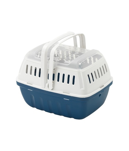 [MOD-AV61-0331-00] Moderna Hipsters-Pet Carrier (Small: L 22.9 x W 16.9 x H 15.5 cm Large: L 40 x W 25.8 x H 22.4 cm)[Color - Blue, Size - L]