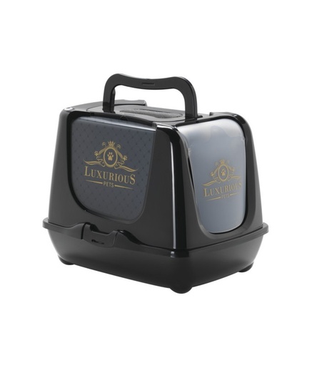 [MOD-BJ60-0015-AA] Moderna Trendy Cat-Litter box[Color - Black, Size - L]