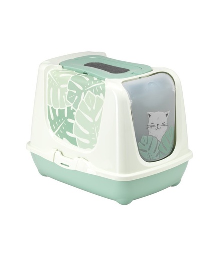 [MOD-BJ60-0378-CA] Moderna Trendy Cat-Litter box[Color - Green, Size - L]