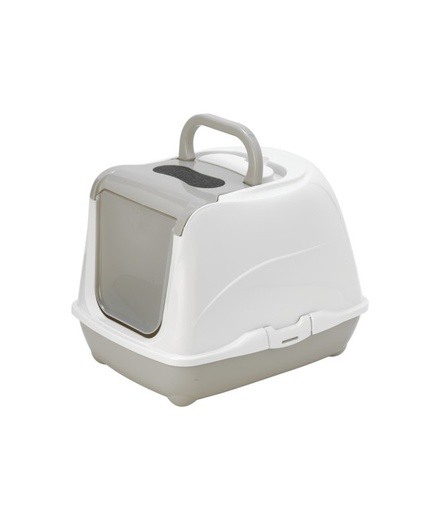 [MOD-C230-0330-00] Moderna Flip Cat-Litter Box[Color - Grey, Size - L]