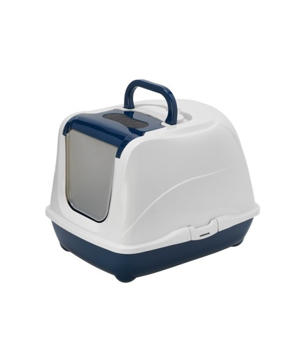 [MOD-C230-0331-00] Moderna Flip Cat-Litter Box Large-50.2 x 38.8 x 37.7 cm-Blue