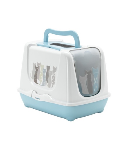 [MOD-BJ61-0363-BE] Moderna Trendy Cat-Litter box[Color - Light Blue, Size - XL]