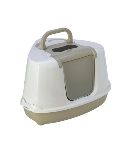[MOD-C250-0330-00] Moderna Flip Corner -Litter Box 56.3 x 44.4 x 36.4 cm-Grey