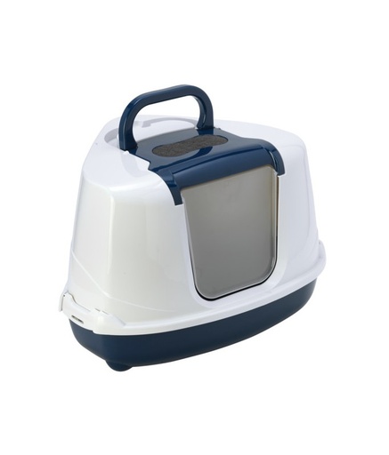 [MOD-C250-0331-00] Moderna Flip Corner -Litter Box 56.3 x 44.4 x 36.4 cm-Blue