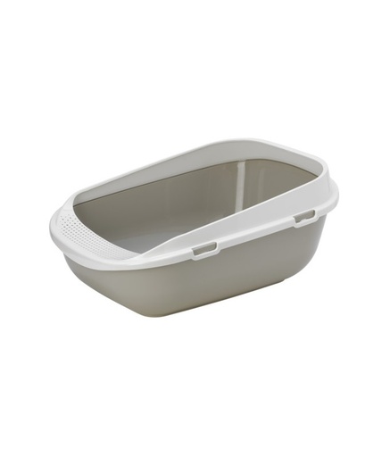 [MOD-C284-0330-00] Moderna Mega Step-Cat Litter Tray 65.6 x 48.2 x 28.5 cm-Grey