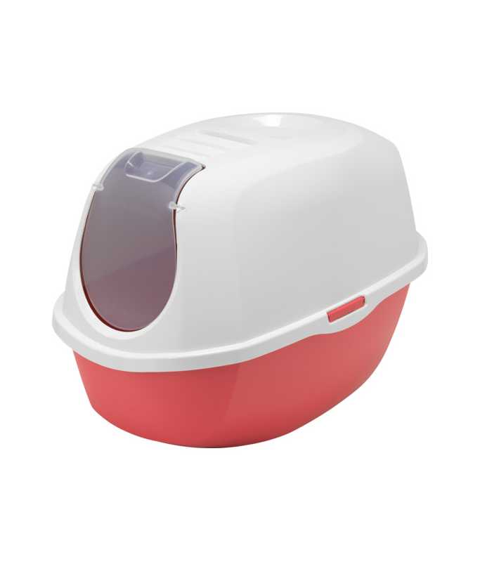 Moderna Smart Cat Litter Box Recycled P4 L 54.5 x W 39.1 x H 40.3 cm Color Maroon SMBG Website