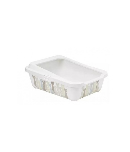 [MOD-K162-0027-BE] Moderna Hercules Litter Tray + Rim-50.9 x 39.2 x 19.2 cm-Off White