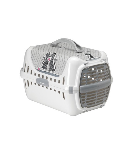 [MOD-T150-0026-CL] Moderna Trendy Runner-Plastic Door Carrier T150-Grey-50.1 x 32 x 34.5 cm 