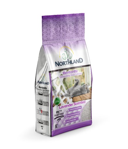 [NL-5L-LD] Northland Bentonite Clumping Cat Litter - Lavender [Volume - 5L]