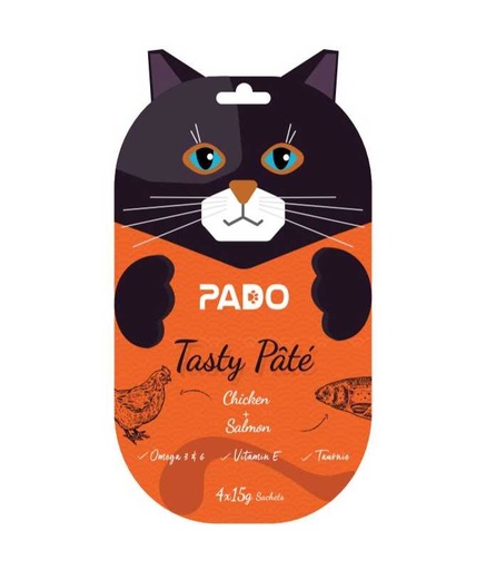 [PD050120] Pado Cat Wet Sachet 4x15g[Flavor - Chicken & Salmon]