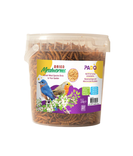 [PD-85075] Pado Dried Mealworms [Weight - 100g]