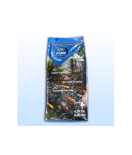 [PD85253] Pado Pond Sticks Floating Fish Food 4kg[Weight - 4kg]