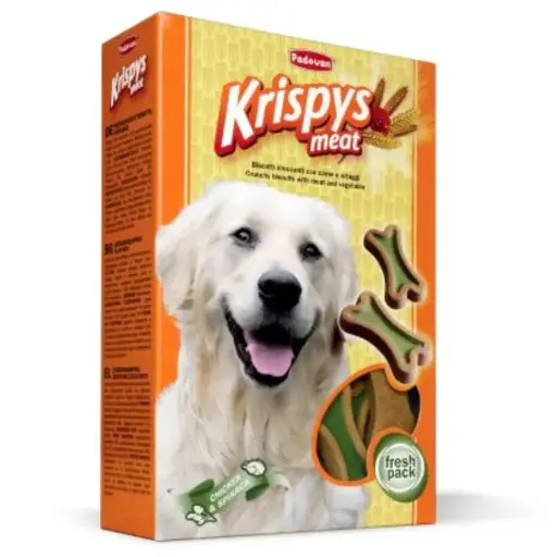 [PP00364] Padovan Krispys Meat 400g (Dog Biscuit)[Weight - 400g]