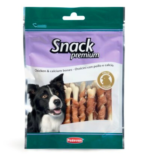 [PP00475] Padovan Chicken&Calcium Bone Dog Snack 100gm