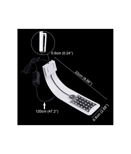 [RX-X5] Roxin LED Top Light-10W-White & Blue Light[Color - White, Power - 10W]