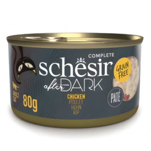 [SCINV21142003] Schesir After Dark Patè For Cat - Chicken 80g (Min Order- 12 Cans)