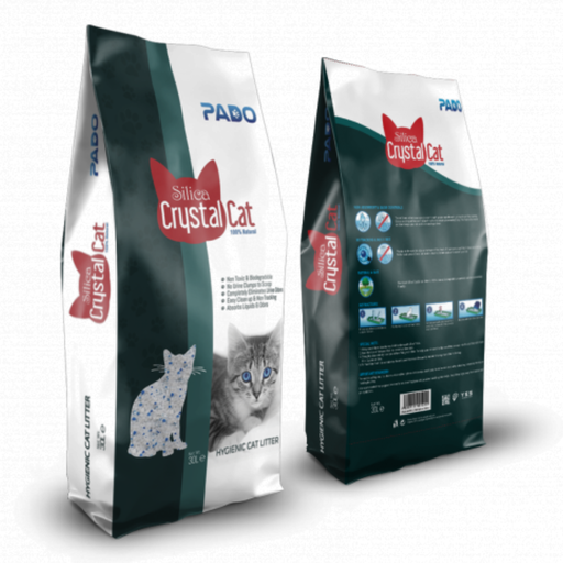[SILICA30L] Pado Silica Crystal Cat Litter[Weight - 12.6kg]