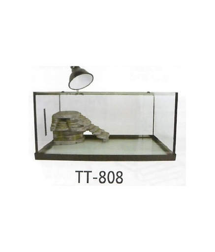 [TT808] KW Zone Glass Turtle Tank With RL 101[Dimension - 65 x 27 x 31cm, Model - TT808]