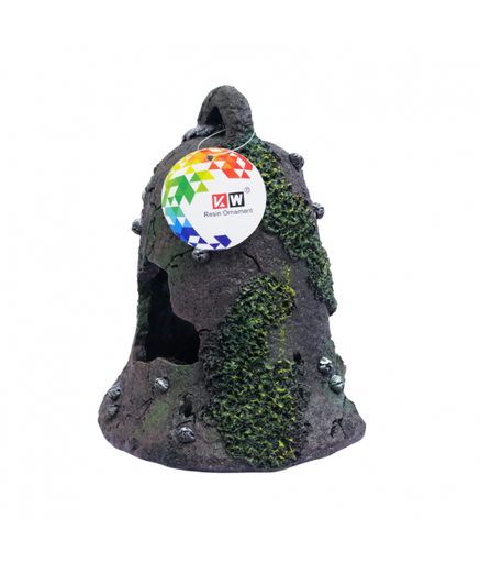 [U-333] KW Zone Resin Ornament Aquarium Decoration, 17x17x19.5cm