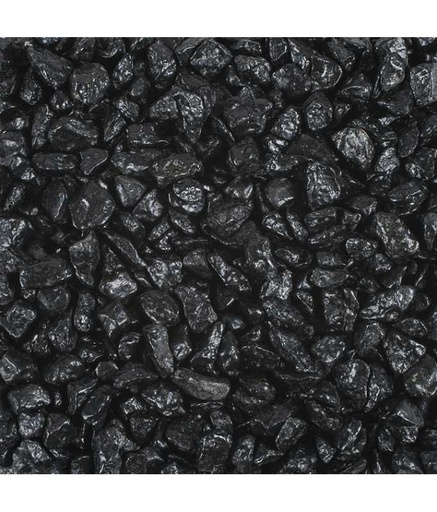 [XF20602D] Natural Color Aquarium Gravel Stone Black (5-8mm) 10kg