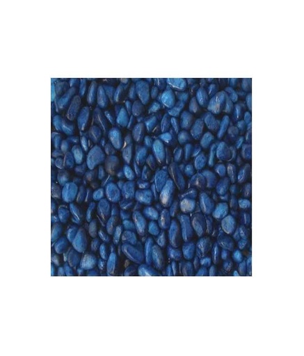 [XF20607D] Natural Color Aquarium Gravel (5-8mm), Blue, 10 kg
