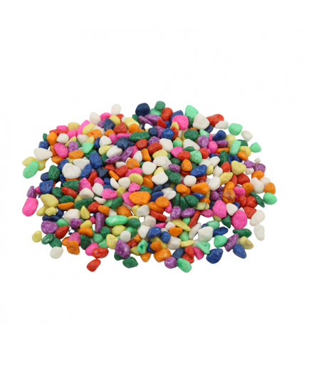 [XF20612D] Natural Color Aquarium Multi-Colored Stone, 5-8mm (10kg/Bag)