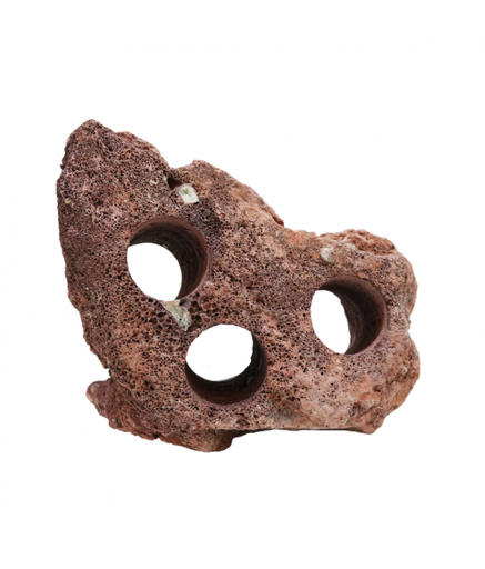 [XF40206B] Natural Color Aquarium Hole Bricks Model Rock- 20-30cm (1pc/Box)