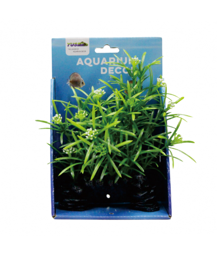 [YS-192319] Yusee Aquarium Decoration Plant - Artificial Plant - YS-192319, 12x7x18cm[Size - M]