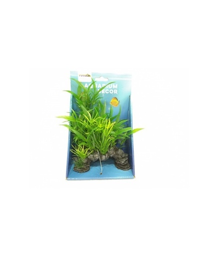 [YS-192329] Yusee  Aquarium Decoration Plant - Artificial Plant - YS-192329- 20cm[Size - M]