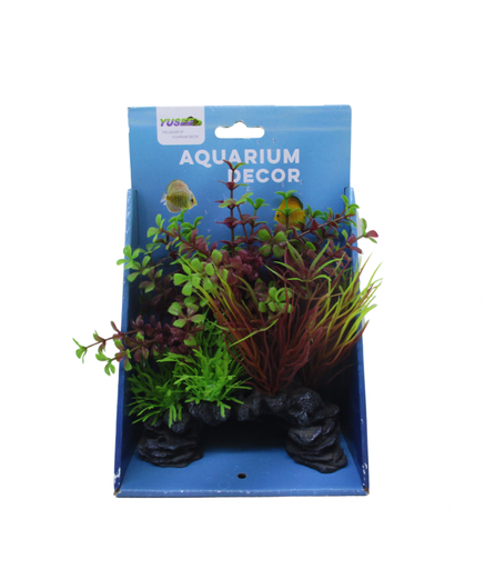 [YS-192334] Yusee Aquarium Decoration - Artificial Plant - YS-192334 (12x7x18cm)