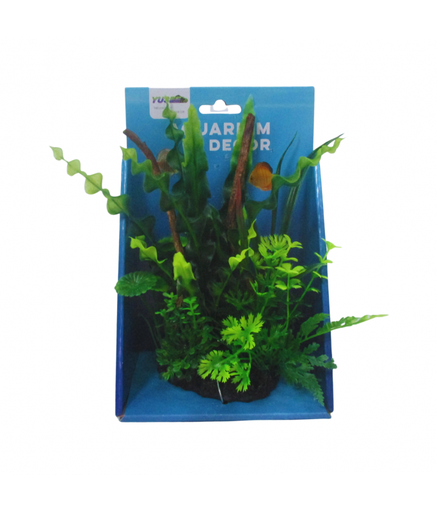 [YS-232703] Yusee Aquarium Decoration - Artificial Plant - YS-232703 (H:18cm)