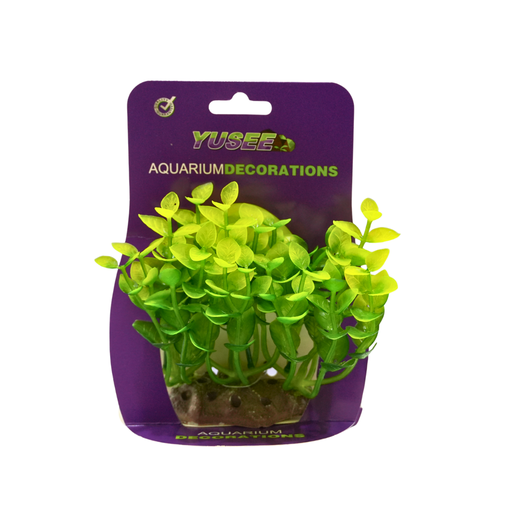[YS-92106] Yusee Aquarium Decoration - Artificial Plant - YS-92106[Length - 12cm]
