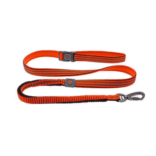 [DCV2072-08L] DOCO VARIO Easy Snap BUNGEE Leash - 6ft (DCV2072)[Color - Orange, Size - L]