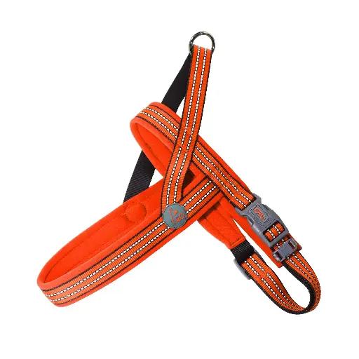 [DCV201-03M-L] Doco Vario Neoprene Harness Reflective (DCV201)[Color - Orange, Size - M/L]
