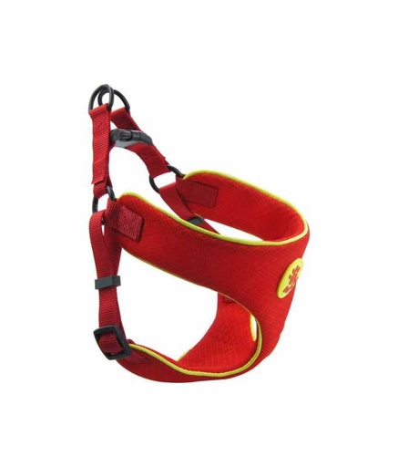 [DCA309-03S] DOCO® Reflective Chest Plate Mesh Free-Walking Harness (DCA309)[Color - Maroon, Size - S]