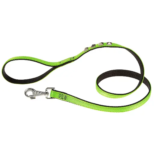 [75184811] Ferplast Dual Pyramid G Nylon Dog Leash[Color - Green, Dimension - 20mm x L 120cm]