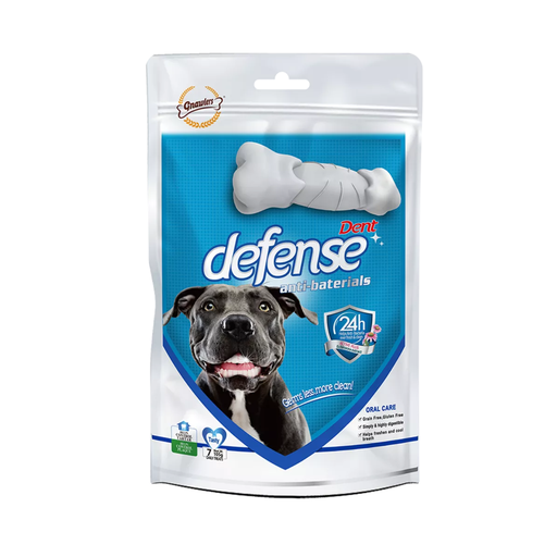 [GN09381] Gnawlers 3"Dent Defense Antibacterial For Dogs  7pcs/pack (105g)