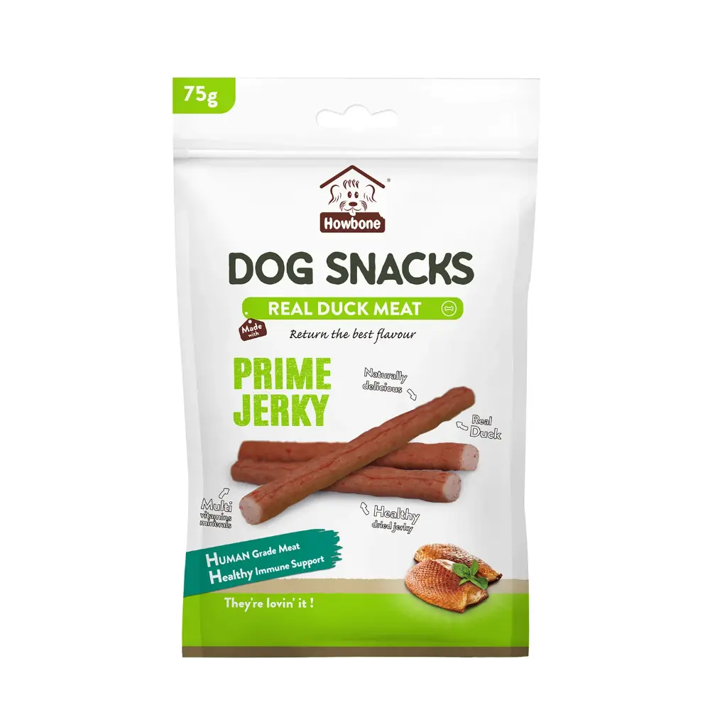 [HB10295] Howbone Dog Snack Prime Jerky Duck Stick 75g