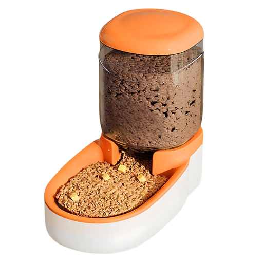 [PD-85343] Pado Transparent Food Dispenser- Orange  4000ml