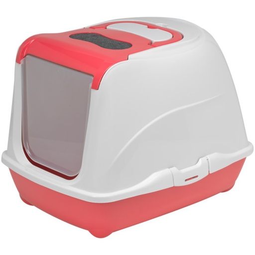 [MOD-C230-0371-0041] Moderna Flip Cat-Litter Box Large-50.2 x 38.8 x 37.7 cm-Spicy Coral