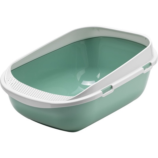 [MOD-C284-0378-0041] Moderna Mega Step-Cat Litter Tray 65.6 x 48.2 x 28.5 cm-Green